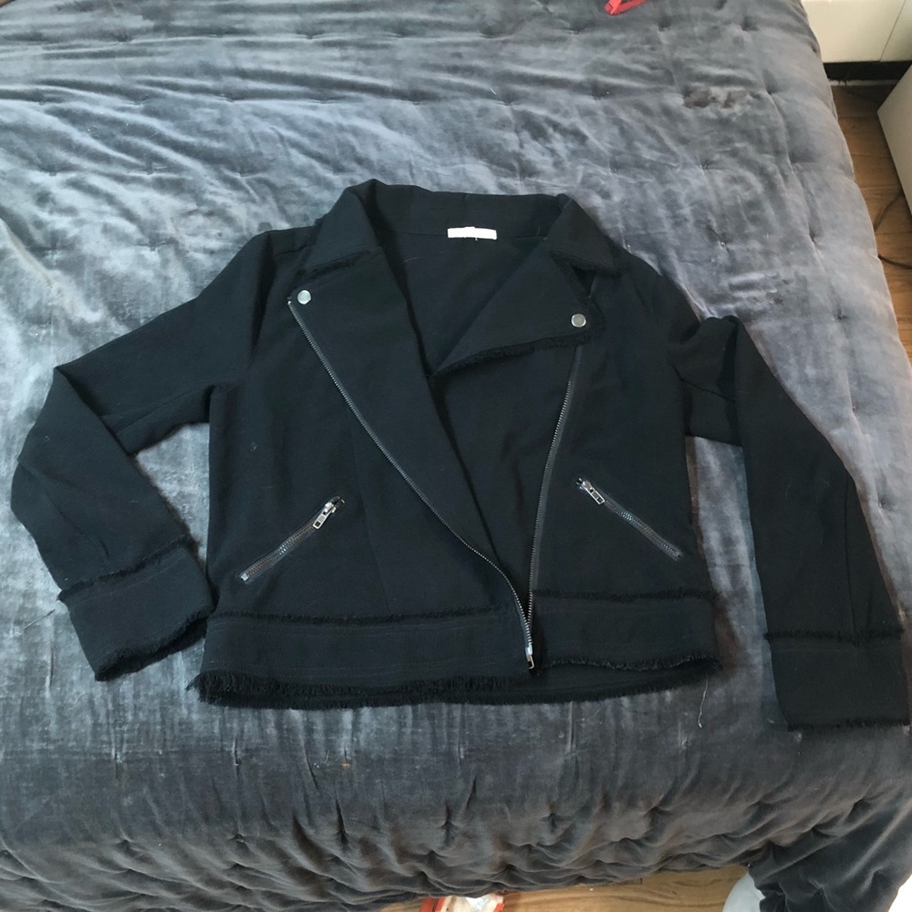Crepe Motorcycle Jacket